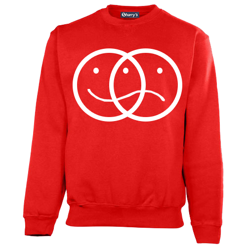 Happy Sad Face SWEATSHIRTS
