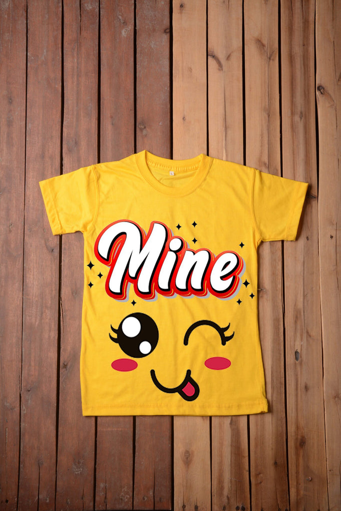 Mine T Shirt For Girls & Boys