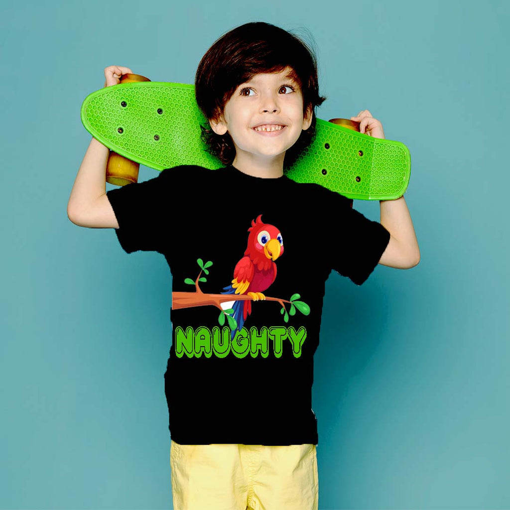 Naughty Parrot Kids T Shirt