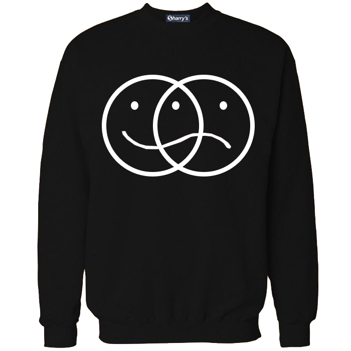 Happy Sad Face SWEATSHIRTS