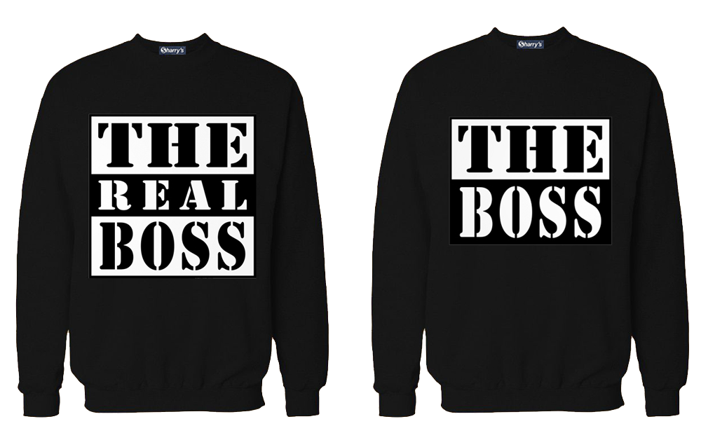Couple Sweat-Shirt (The Boss)